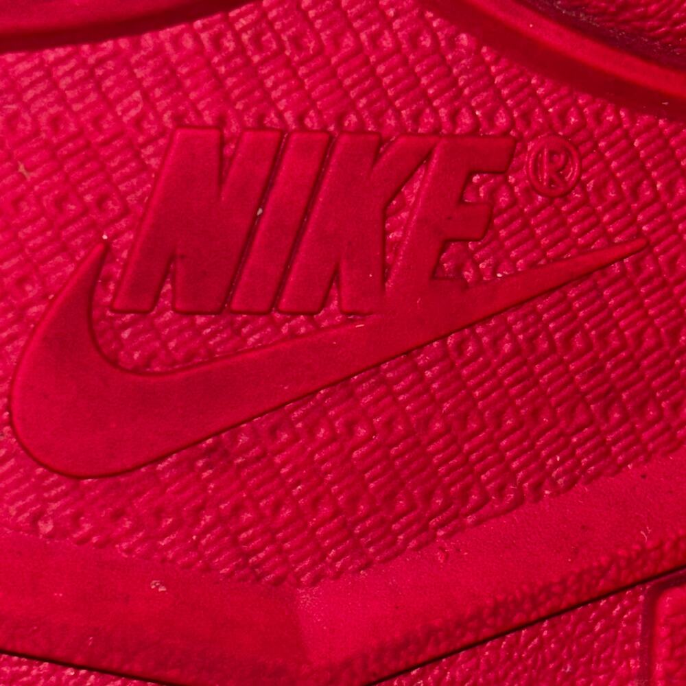 Nike Air Jordan 1 Low Cardinal Red White Mens 13 Leather Sneakers 553558 607 - Picture 8 of 13